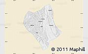 Classic Style Map of Shanglin, single color outside