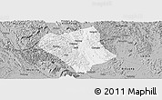 Gray Panoramic Map of Shanglin