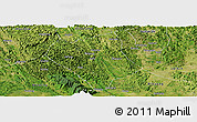 Satellite Panoramic Map of Shanglin