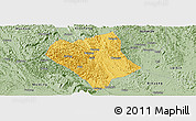 Savanna Style Panoramic Map of Shanglin