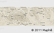 Shaded Relief Panoramic Map of Shanglin