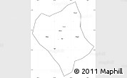 Blank Simple Map of Shanglin, cropped outside