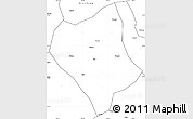 Blank Simple Map of Shanglin