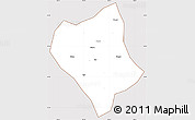 Classic Style Simple Map of Shanglin, cropped outside
