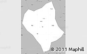 Gray Simple Map of Shanglin