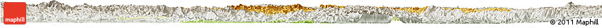 Physical Horizon Map of Tian E, lighten, semi-desaturated
