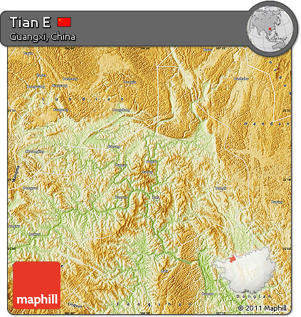 Physical Map of Tian E