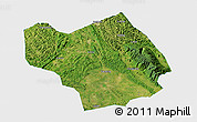 Satellite 3D Map of Wuming, single color outside