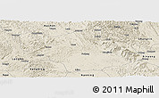 Shaded Relief Panoramic Map of Wuming