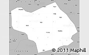 Gray Simple Map of Wuming