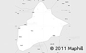 Silver Style Simple Map of Xincheng