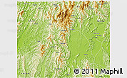 Physical 3D Map of Yongfu
