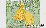Savanna Style 3D Map of Yongfu