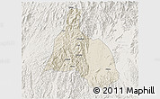 Shaded Relief 3D Map of Yongfu, lighten