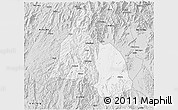 Silver Style 3D Map of Yongfu