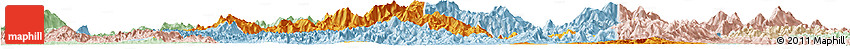 Political Horizon Map of Yongfu, lighten