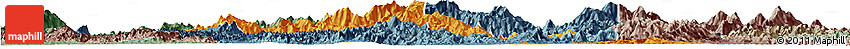 Political Horizon Map of Yongfu, semi-desaturated