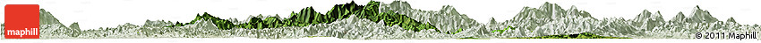 Satellite Horizon Map of Yongfu, lighten