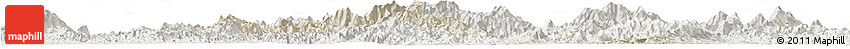 Shaded Relief Horizon Map of Yongfu, lighten Shaded Relief Horizon Map of Yongfu, lighten