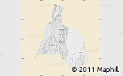 Classic Style Map of Yongfu, single color outside