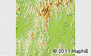 Physical Map of Yongfu
