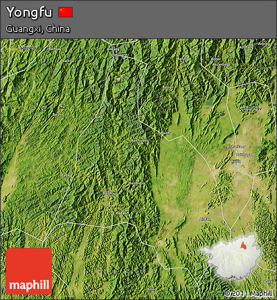Satellite Map of Yongfu