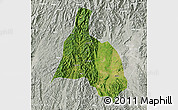 Satellite Map of Yongfu, lighten, semi-desaturated