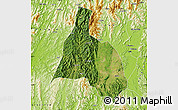 Satellite Map of Yongfu, physical outside