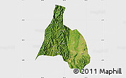 Satellite Map of Yongfu, single color outside