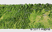 Satellite Panoramic Map of Yongfu