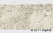 Shaded Relief Panoramic Map of Yongfu