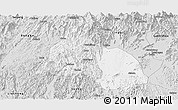 Silver Style Panoramic Map of Yongfu