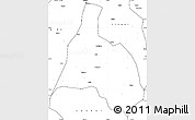Blank Simple Map of Yongfu