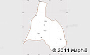 Classic Style Simple Map of Yongfu, cropped outside