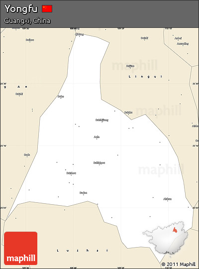 Classic Style Simple Map of Yongfu