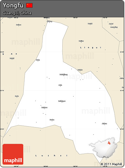 Classic Style Simple Map of Yongfu