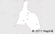 Silver Style Simple Map of Yongfu, cropped outside
