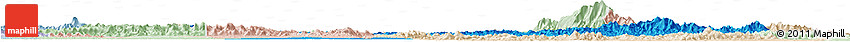 Political Horizon Map of Yongning, lighten