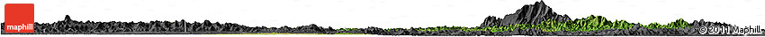 Satellite Horizon Map of Yongning, darken, desaturated