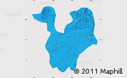Political Map of Yongning, cropped outside