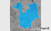 Political Map of Yongning, desaturated