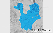 Political Map of Yongning, lighten, desaturated