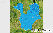 Political Map of Yongning, satellite outside