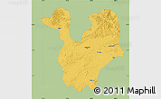 Savanna Style Map of Yongning, single color outside