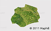 Satellite 3D Map of Anlong, cropped outside