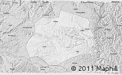 Silver Style 3D Map of Anlong