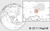 Blank Location Map of Anlong, highlighted parent region