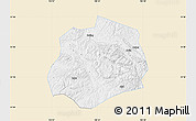 Classic Style Map of Anlong, single color outside