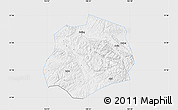 Silver Style Map of Anlong, single color outside