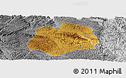 Physical Panoramic Map of Anlong, desaturated